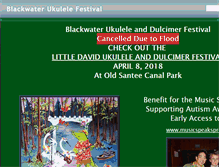 Tablet Screenshot of blackwaterukulelefestival.charlestonhotshots.com